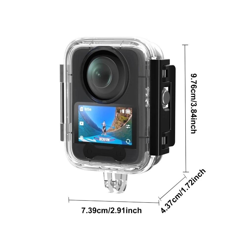 45M/144FT Invisible Diving Case Hard Housing Cover for DJI Osmo 360 Action Camera Accessories