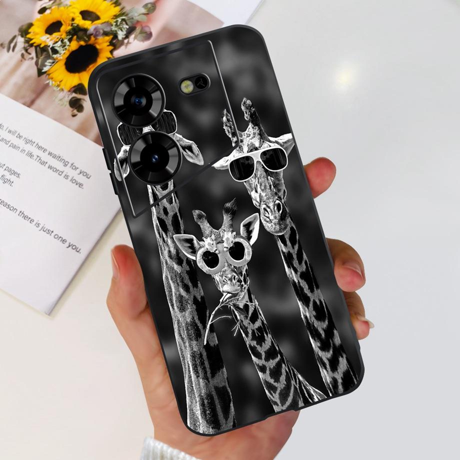 Soft Cases For Tecno Pova 5 4G Pova5 Phone Cover Matte Liquid Silicone Slim Funfas Capa For Tecno Pova 5 Pro 5Pro LH8n Bumper