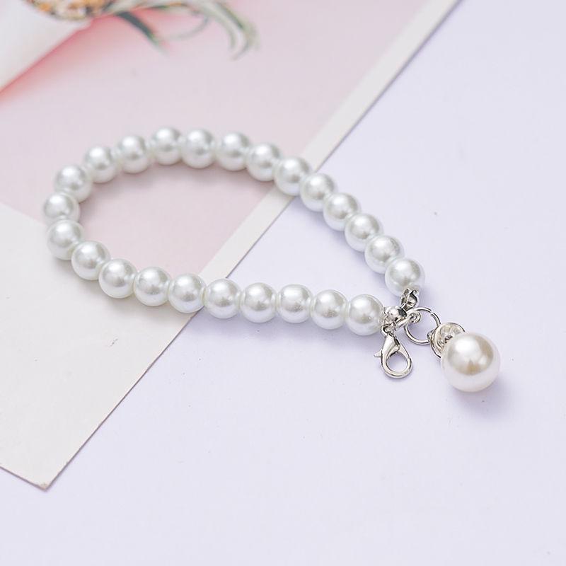Korean Pearl Keychain & Glass Bead Phone Lanyard Set - Stylish Beaded Bracelet & Car Keychain DIY Kit