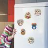 6Pcs Acrylic Cute Pattern Diamond Painting Fridge Magnets Diamond Art Refrigerator Magnets Sticker for Beginners
