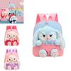Adorable Mochila de Peluche de Conejo Para Niñas Con Diseño Transpirable Ligero Duradero