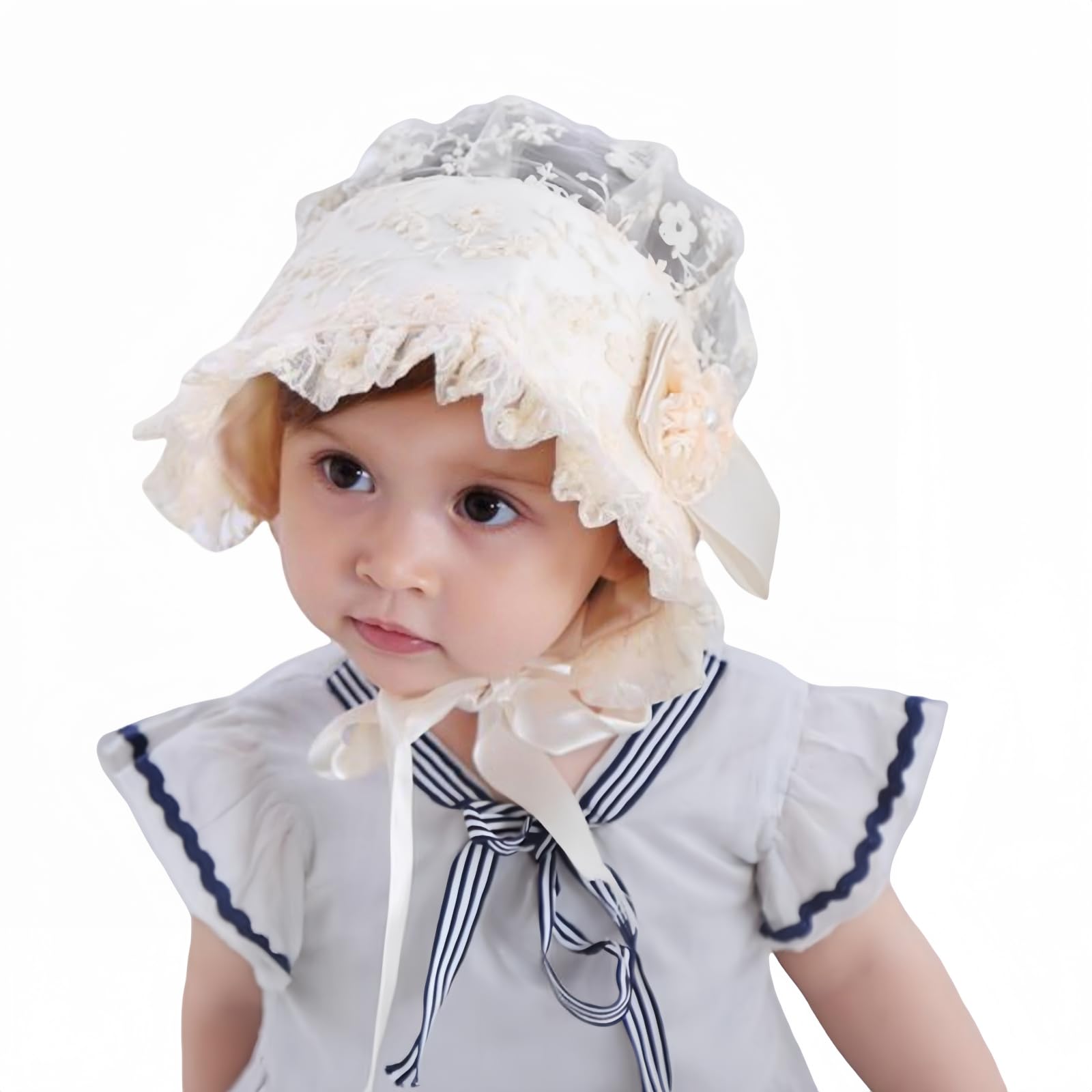 

Органический хлопок Детский Детский Волосы Святыня Детское фото Месяцы Цветок [Мама&няня] Шляпа, Солнцезащитный козырек, Шляпа, Кружево, Белый, Аксессуар, Визит, Праздник, Фотосессия, 2-12