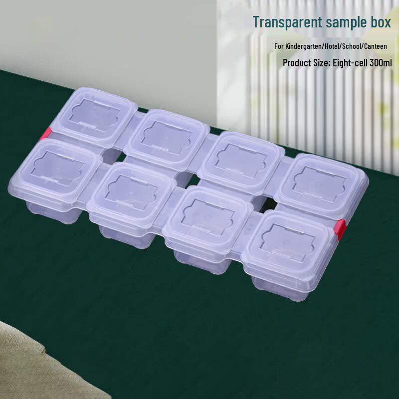 COFORCARE 8-Compartment Disposable Food Retention Box