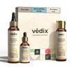 Vedix Customized Hair Fall Control Regimen For Dry Hair - 3 Product Kit - Anti Hair Fall Oil Berberis + Banyan - Anti-Hairfall Shampoo For Dry Hair