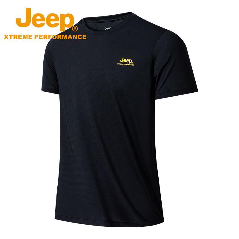 JEEP Men s Round Neck Short Sleeve Breathable T-Shirt L 3240₽