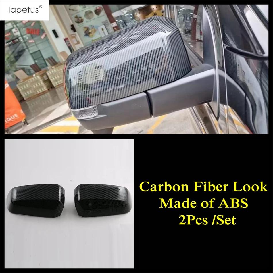 Door Handle Bowl / Rearview Mirror Shell Decoration Cover Trim For Ford Ranger  2024 2025 Carbon Fiber Exterior Accessories