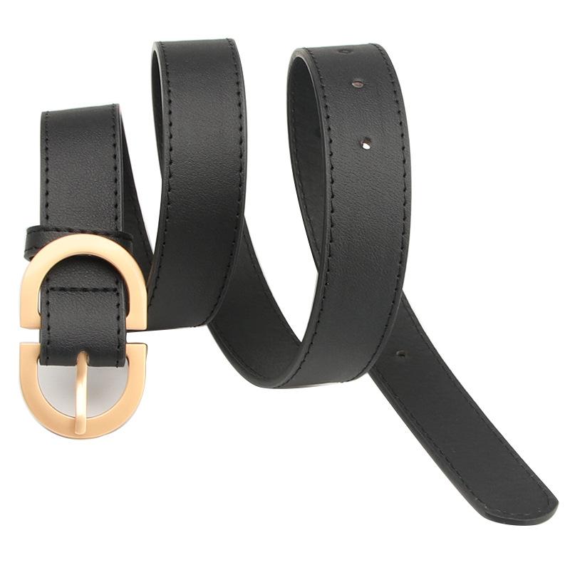 A Matte, High-end, Fashionable Korean-style Pu Belt for Women, Versatile for Outerwear and Jeans, and A Decorative Strap