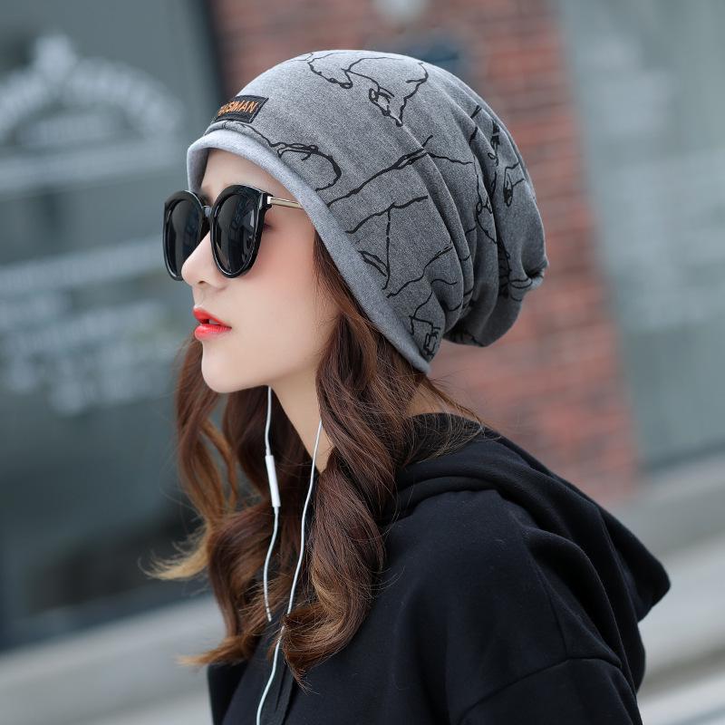 

2022 Korean Fashion Animal Edge Casual Pullover Hat One Size темно-серого