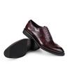 Dress Leather Shoes Men'S Genuine Leather British Carved Brock Men'S Shoes First Layer Cowhide Business Dress Pointed Oxford Shoes
