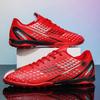 Männer Fußball Stiefel Lange Spikes Hohe Knöchel Fußball Schuhe TF Outdoor Gras Stollen Fußball Stiefel Training Sport Fußball Schuhe