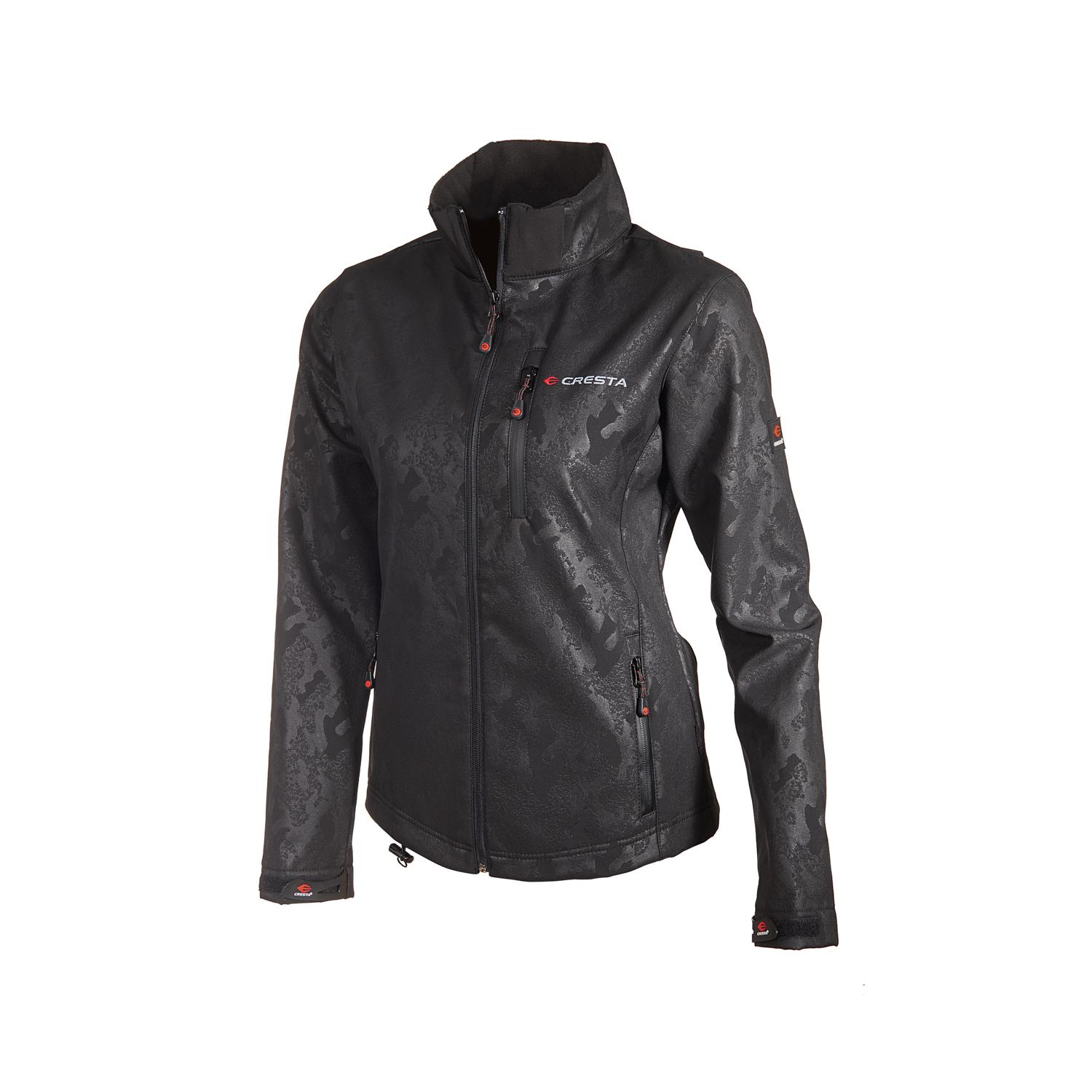 

Куртка из софтшелла с принтом и капюшоном L чёрный