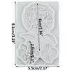 Stampo in Silicone a Forma di Fiore Fiore di Ortensia Stampi per Fondant Strumenti per Decorare Torte Topper per Cupcake Caramelle Argilla in Resina Stampo per Cioccolato Gumpaste