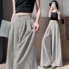Women's Striped High-Waisted Wide-Leg Pants - Summer 2025 Collection
