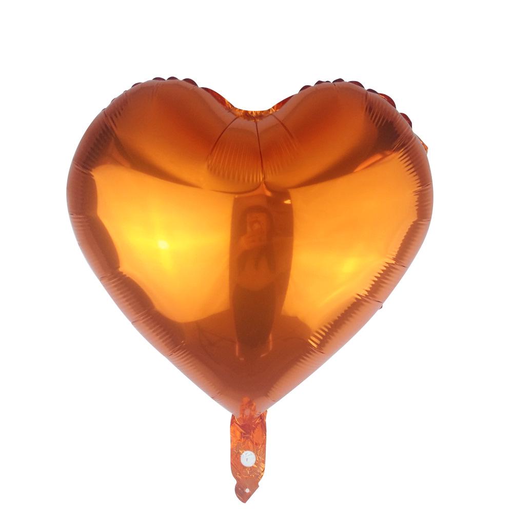 Heart-shaped Aluminum Foil Balloon - 18-inch Valentine's Day Confession Balloon