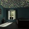 300pcs/500pcs Glow Star Wall Stickers - Glowing Plastic Pictures for Home Art Decoration and Ceiling Wall Decoration
