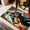 Tapis de sol Iconique d'Elvis Presley Parfait pour Bureau Salles de jeux Salle à manger Entrée Tapis Antidérapant Décor de Bureau Anime Cadeau de Fête de Mariage