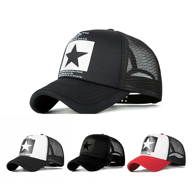 Baseballkappe Snapback Mesh-Hüte Hip Hop Kappen Männer Frauen Outdoor Lässig Sonnenhut