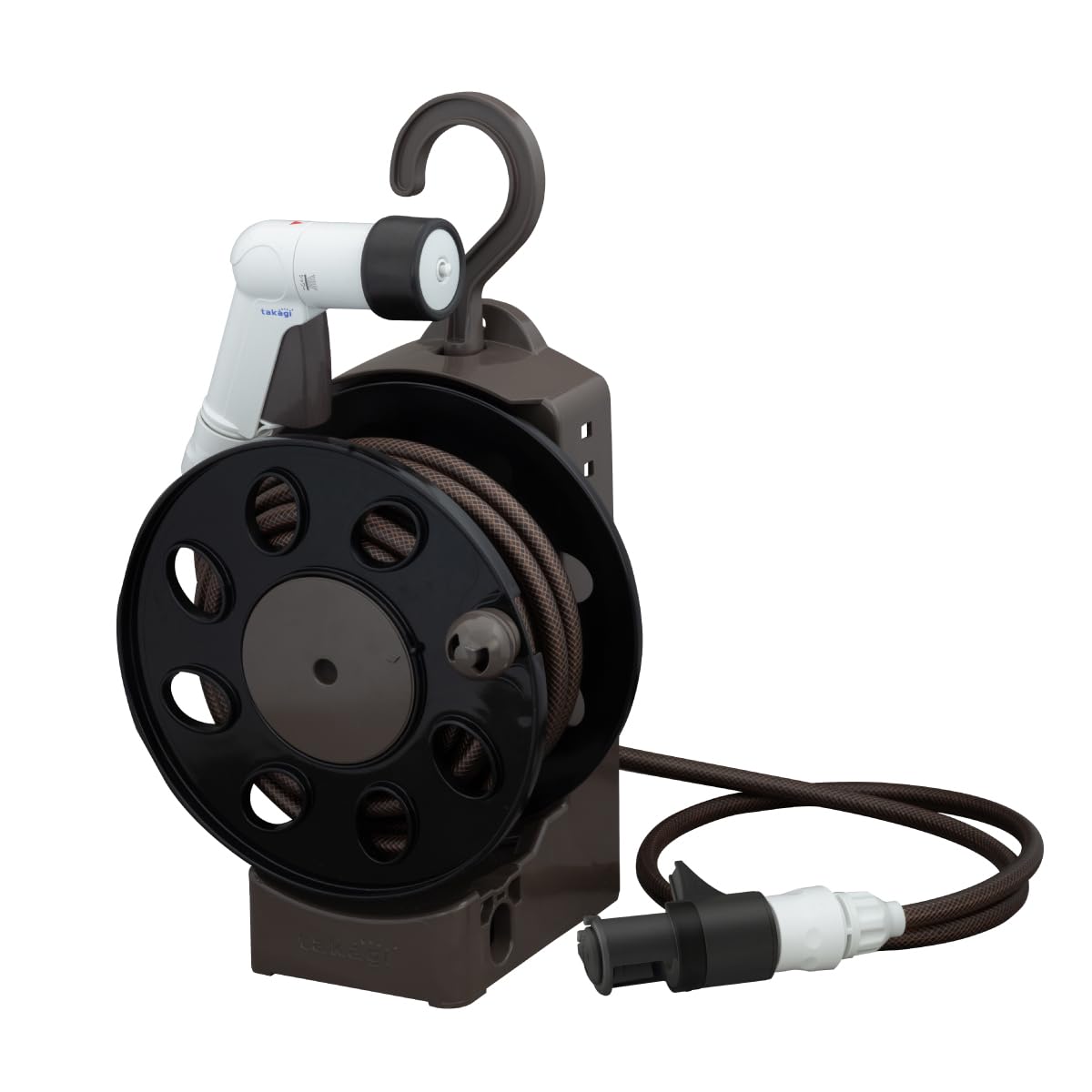 

Котушка для шланга Takagi Aurora LIGHT 10 м, коричнева, стильна, легка R1410BR (БР)