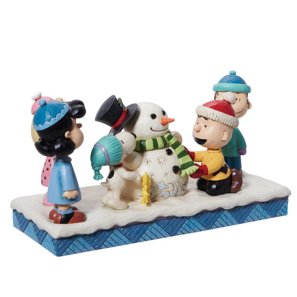 JIM SHORE Peanuts Gang Snowman 6013040 &