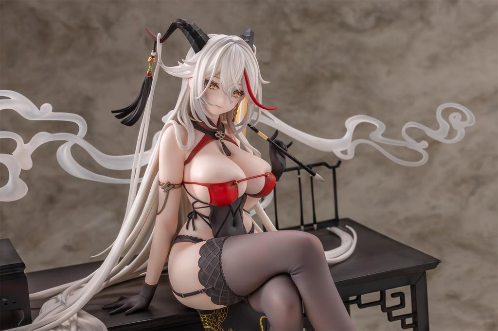 Anigame Azur Lane Aegir Golden Dragon Rising On Auspicious Clouds Approximately 220mm Tall To the Top of the PVC and ABS Scale Finished Figure Ver.