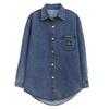 Denim Shirt Women's Large Size Jacket Early Spring New Top Fashion High-end Stacked Shirt