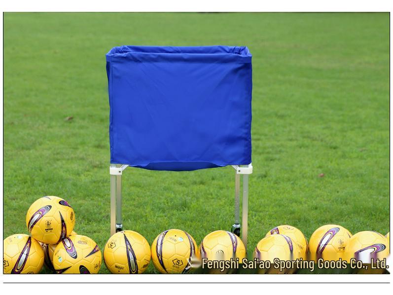 Portable Folding Ball Cart for Basketball, Football, and Volleyball Storage