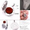 In-Stock Aromatherapy Hollow Diamond Pendant Necklace