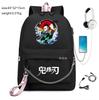 Giappone fumetti anime Demon Slayer Zaino Oxford di Alta Qualità Grande Capacità Borsa a Spalla per Studenti 0012