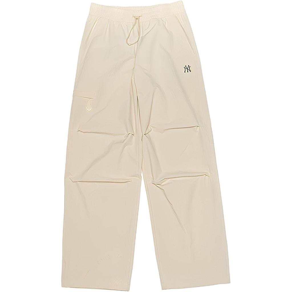 MLB Casual Pants Unisex New York Yankees / Light Sand Brown Thin Straight Fit Pants 3AWPB0254-/