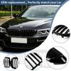 Zealhot Front Kidney Compatible with BMW 5 Series 550i Black Kidney Grille Grille, G30, G31, G38, 525i, 530i, 540i, (2018-2020), (Glossy Finish)