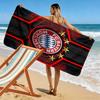 Ręcznik plażowy z nadrukiem FC Bayern München, Duży miękki szybkoschnący ręcznik na plażę, kemping, basen
