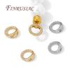 Messing 18K Gold Plated 2-Loch Verbinder für Schmuck, Armband Endstück, Perlen Endkappe mit Loch, Zubehör für Schmuckzubehör