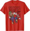 Super Mario Bros. Luigi And Mario High Five Portrait T-Shirt