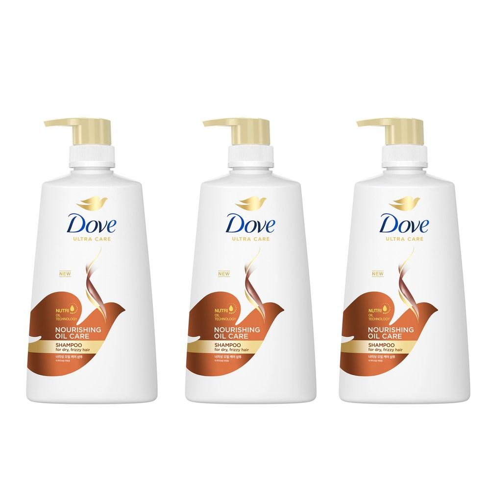 Dove Nourishing Oil Care Shampoo, 680ml, 3 pcs.