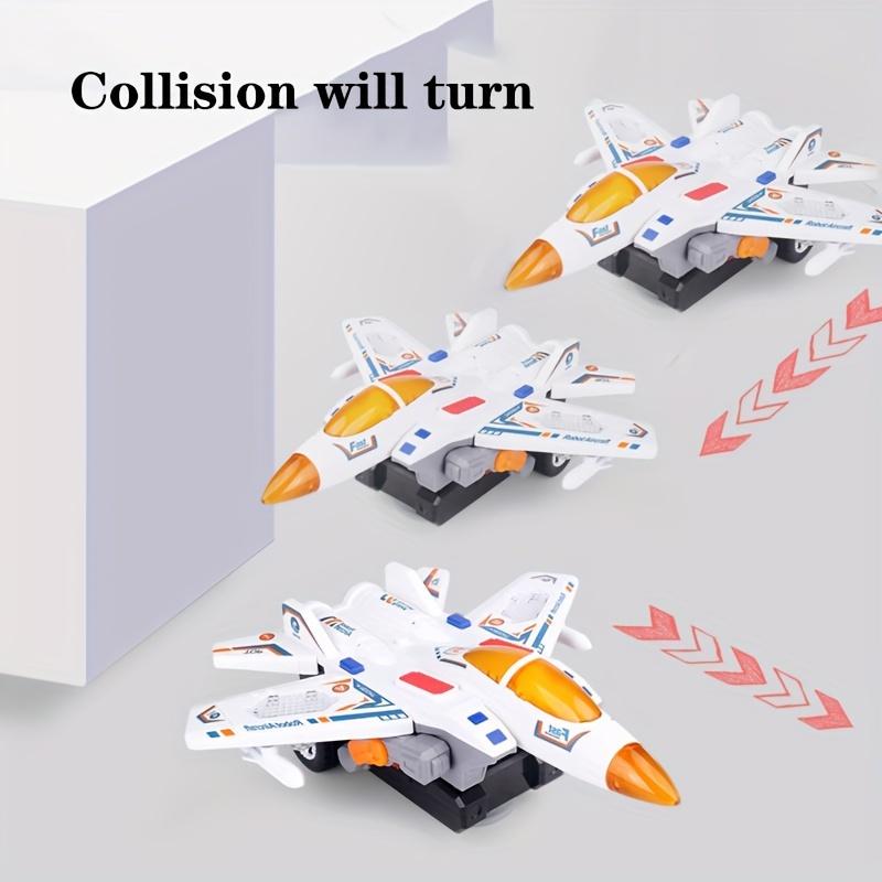 2 in 1 Transformed Tank Robot Toy with Music & Lights Electric Universal Driving Car Fighter Birthday Halloween Gift for Boys