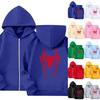 Kids Hooded Pullover Long Sleeve Jacket Trendy Outerwear for Boys and Girls