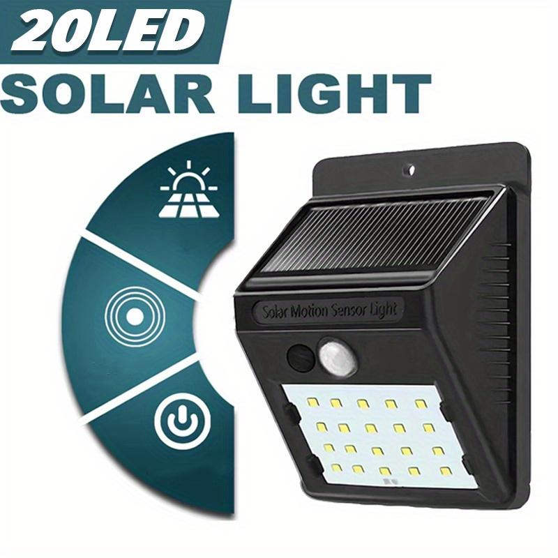 

20LED Solar Lights Outdoor With 3 Modes Waterproof Motion Sensor Security Lighting LED Wall Street Lamp for Garden Porch Light 1PC