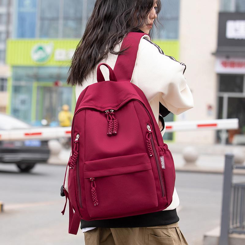 Fashionable Backpack for Junior High School and College Students, Large-capacity Computer Travel Backpack