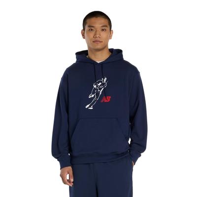 New Balance Shohei Ohtani Always On Logo Hoodie TNV Size L (MT6180FU), Hoodie/Sweatshirt, (Team Navy),