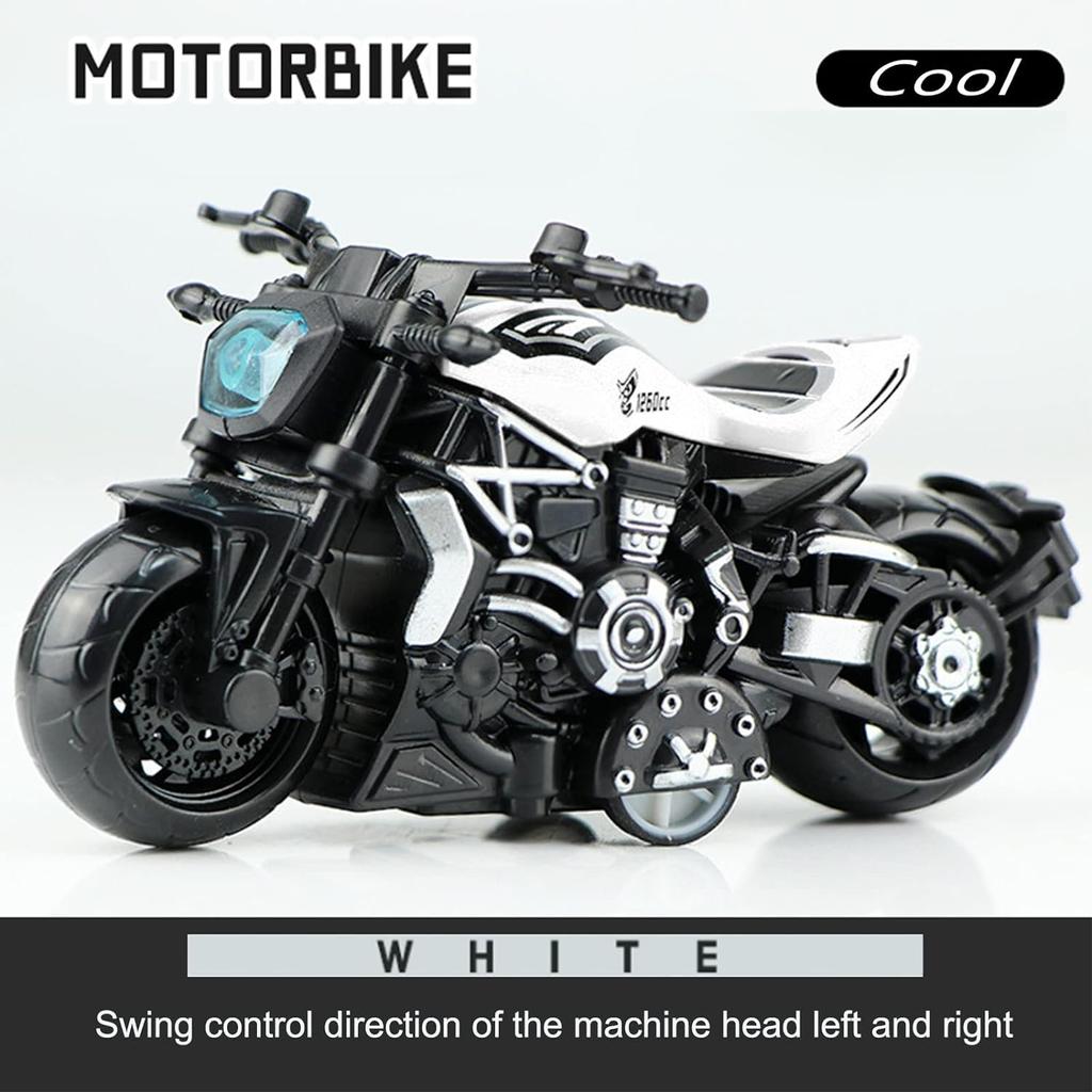DUCATI SPEED Racing Motorcycles Toys, Motorcycle Model Outdoor Pulling Device Simulation