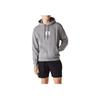 Jordan Solid Logo Print Hoodie Long Sleeve Sport Sweatshirt Men Tops Gray DQ7338-091