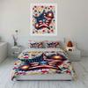 Patriotic Star Bedding Set Bedding Duvet Cover Set Duvet Cover Pillowcases (1 * Duvet Cover 2 * Pillowcases, Without Duvet Insert)