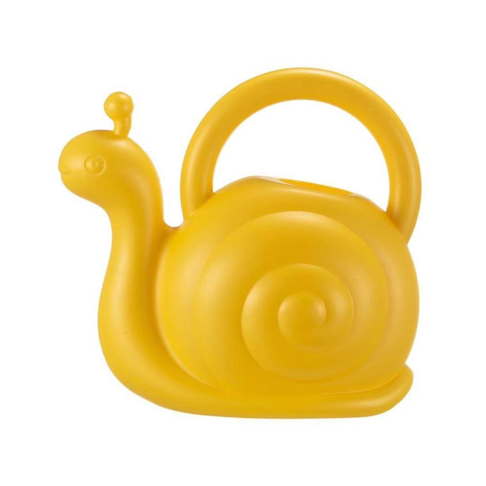 

Plastic Watering Can Watering Equipment Gardening Supplies Plant Watering Pot Snail Shape Gardening Irrigation for Children жовтий