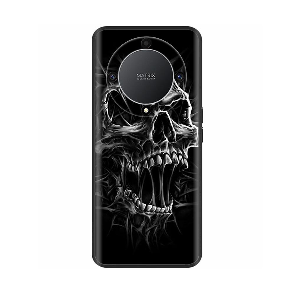 For Honor Magic6 Lite Case Honor Magic 6 5 4 Lite X9B Cover Funda TPU Soft Black Silicone Phone Cover Honor Magic 6 Lite 5G Case