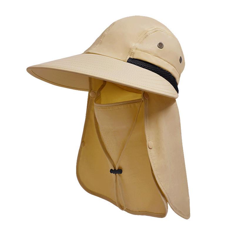 Fisherman Hat Summer Sun Protection Wide Brim Cap For Outdoor Hiking And Beach