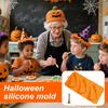 Halloween Molds Silicone Candy Spider Broom Pumpkin Moulds Easy Release Non Stick Silicone Mold For Craft Wax Fondant Resin Soap