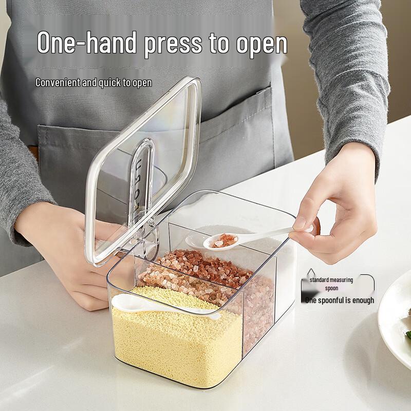 Wutuo Divided Kitchen Seasoning Box