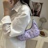Borsa a Mano Unica con Fiocco Pieghettato Elegante Versatile Borsa a Spalla/Sottobraccio Per Donna