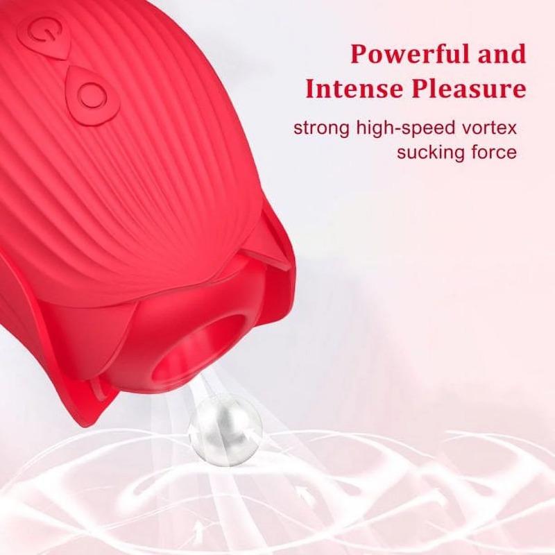 Rose Toy for Woman - 2 In 1 Vibrator and Adult Sex Toys with Vibrating Egg, G Spot Toy Accessories for Adults Couples -MMQ