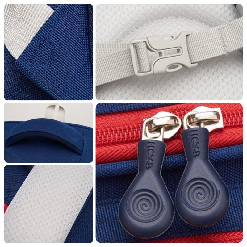 Trendy England School Bags for Primary School Students Grade 1-3-6 Scientific Spinal Protection Oxford Waterproof Backpack Unisex Multi-layer Book Bag